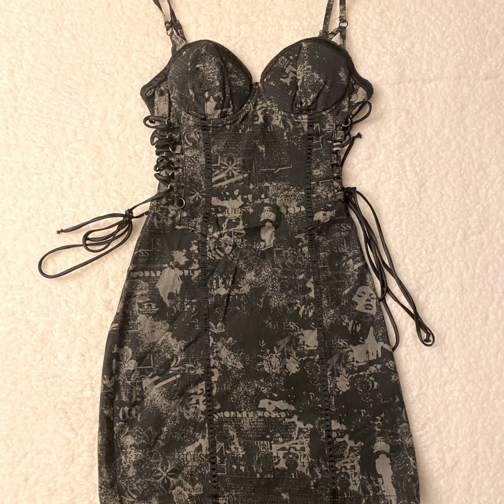 VINTAGW GUESS CORSET DRESS